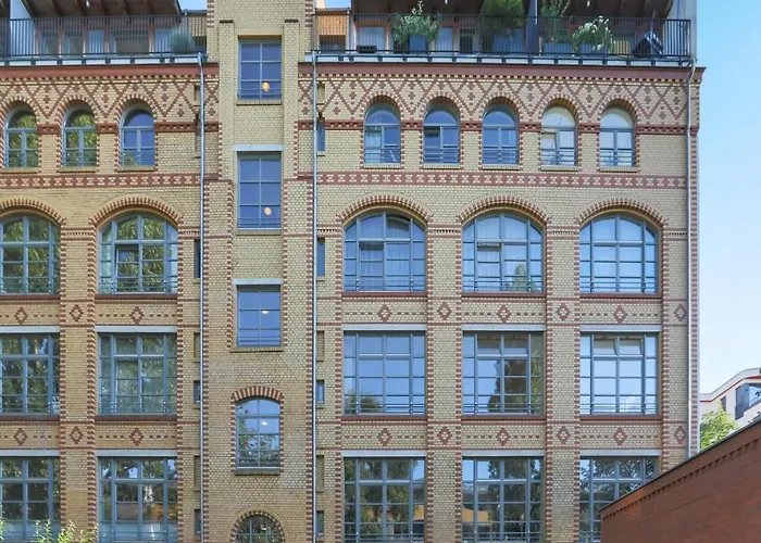 公寓 The Melchior, Luxury Industry Loft In Mitte, Group & Family Friendly, 2 Bath Rooms, Big Dining Table, Ideal For 4 - 6 Guests